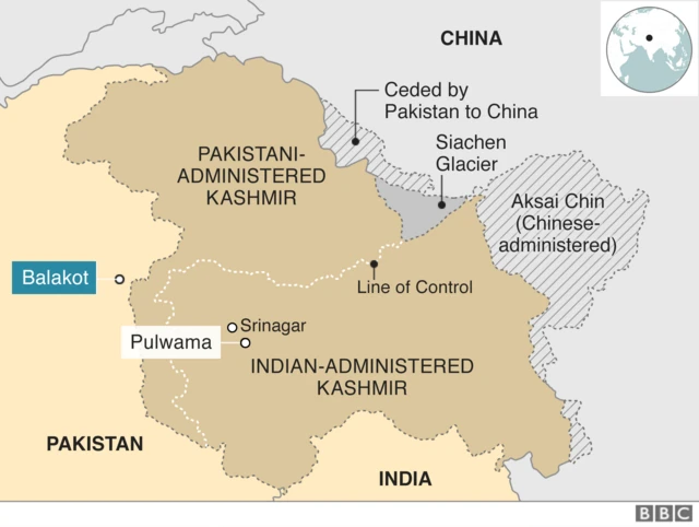 Map of Kashmir