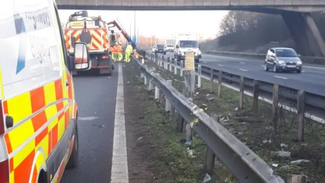 Work on the barrier