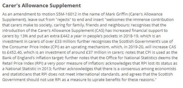 Government amendment