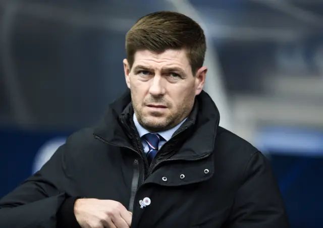 Rangers manager Steven Gerrard