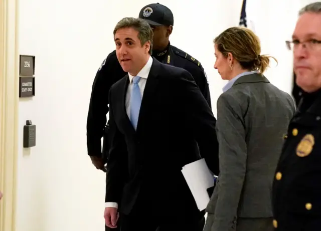 Cohen arrives