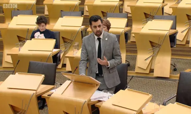 Justice Secretary Humza Yousaf