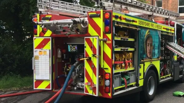 Derbyshire fire engine