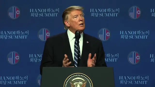 Trump speaks at presser