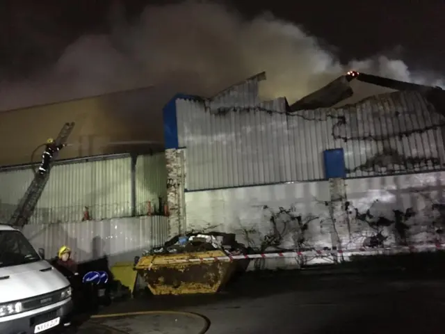 Factory fire