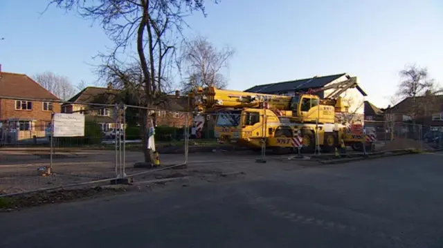 Homes being demolished in Broxtowe