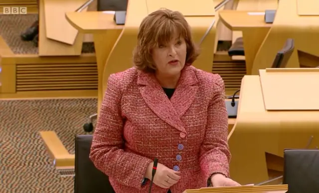 Culture Secretary Fiona Hyslop