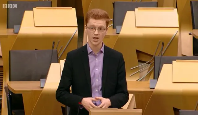 Green MSP Ross Greer