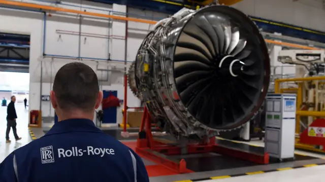 Rolls-Royce engine in Derby