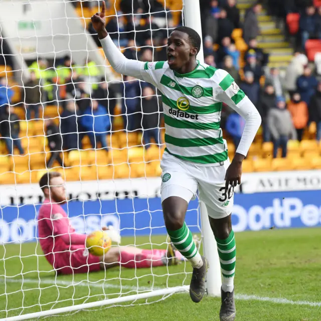 Celtic substitute Timothy Weah