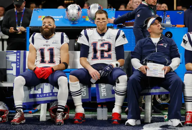 Julian Edelman and Tom Brady