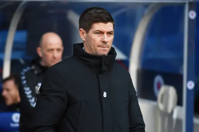 Rangers manager Steven Gerrard