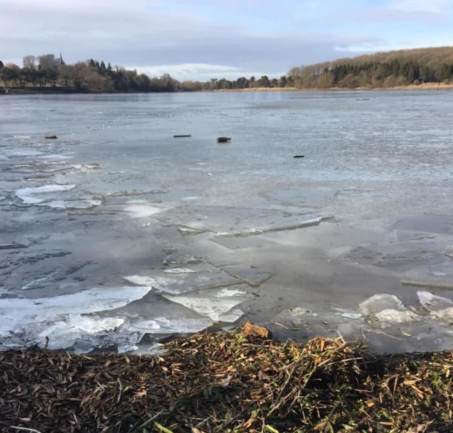 The frozen lake