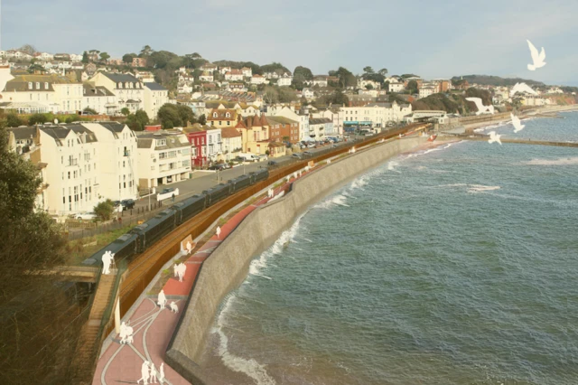 Dawlish sea wall