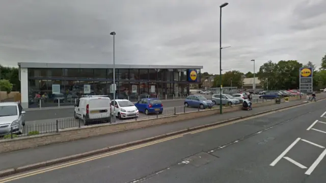 Lidl on Carlton Road.