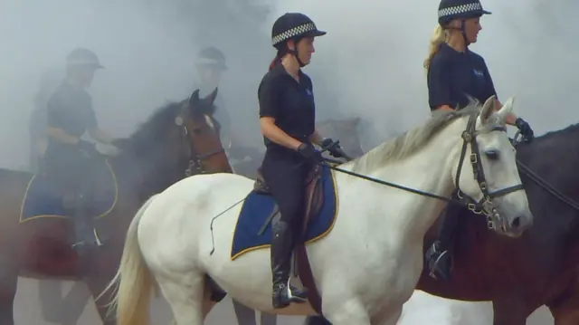 A woman riding Oakwell