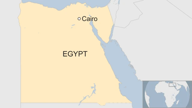 A map of Egypt