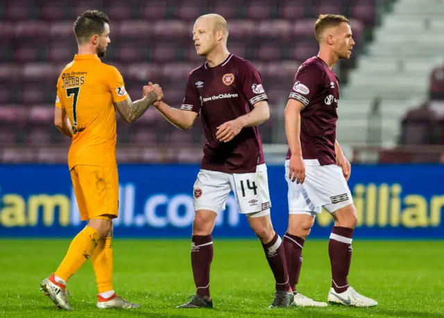 Steven Naismith has scored 13 goals for Hearts this season