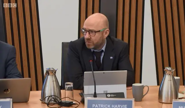 Scottish Green Party co-convener Patrick Harvie