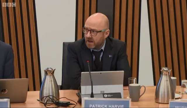 Scottish Green Party co-convener Patrick Harvie