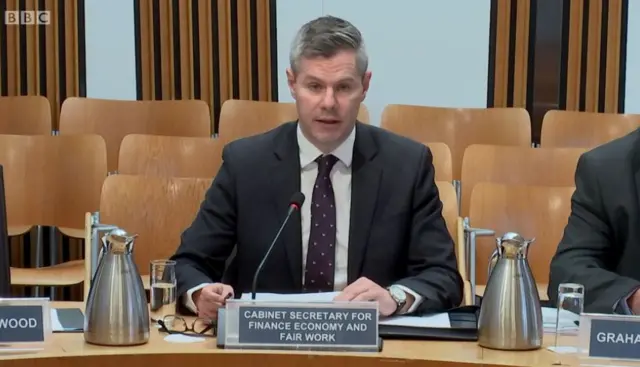 Finance Secretary Derek Mackay