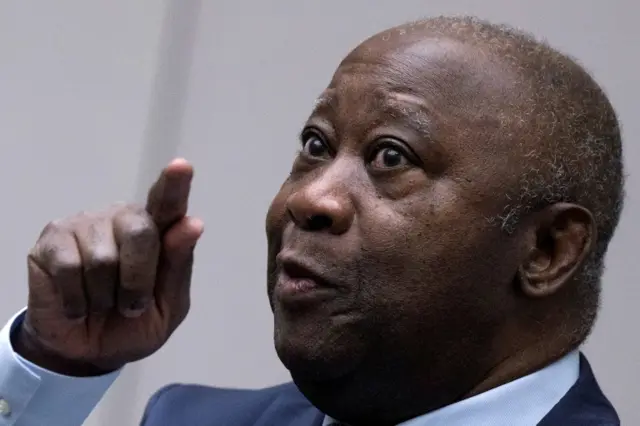 Former Ivory Coast President Laurent Gbagbo appears before the International Criminal Court in The Hague, Netherlands, January 15, 2019