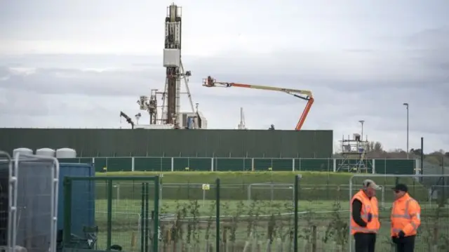 Fracking site