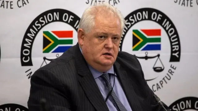 Angelo Agrizzi, Former COO of BOSASA, a company that has contracts with government institutions, testifies at the Commission of Inquiry into State Capture on January 21, 2019 in Johannesburg