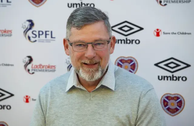 Hearts manager Craig Levein