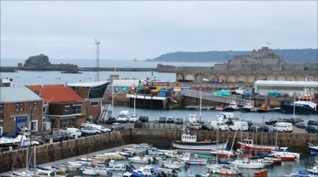 Jersey harbour