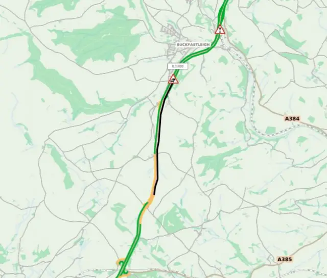 Traffic map
