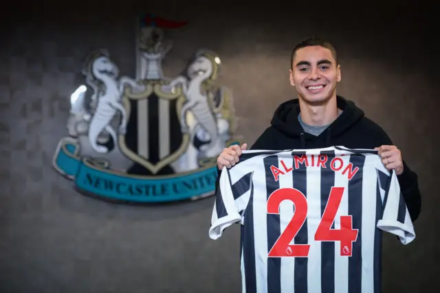 Record Newcastle signing Miguel Almiron