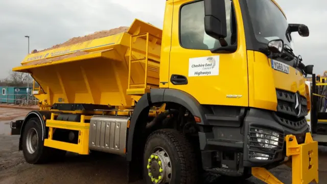 Cheshire East Council gritter