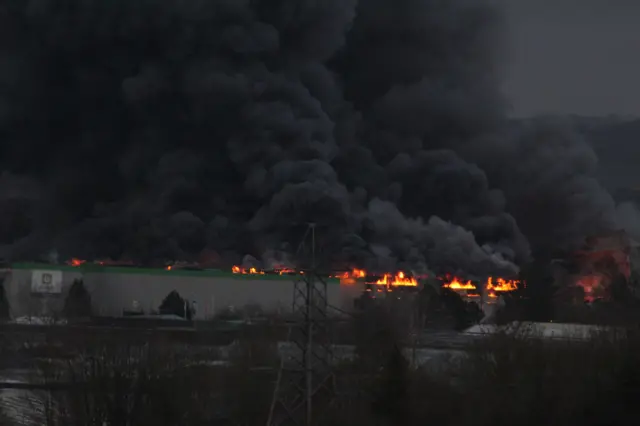 Ocado warehouse fire