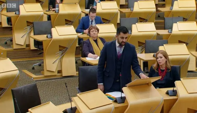 Justice Secretary Humza Yousaf