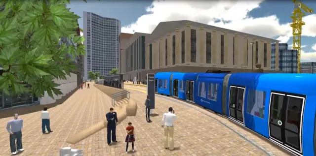 Centenery Square tram plans