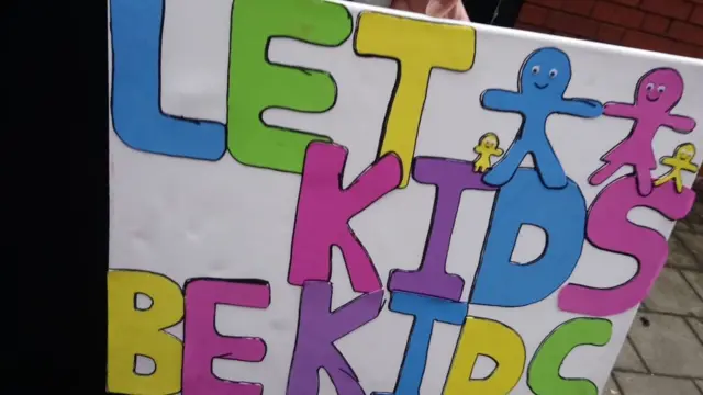 Let Kids be kids sign