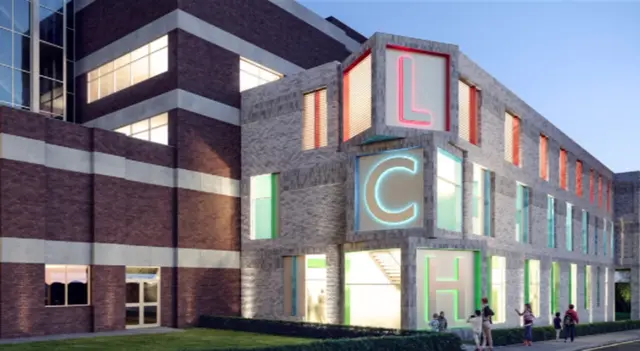 Artist impression of children's hospital