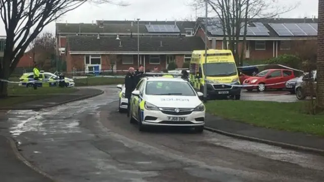 Scene of Retford stabbing