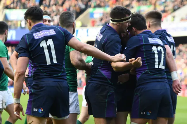 Scotland celebrate