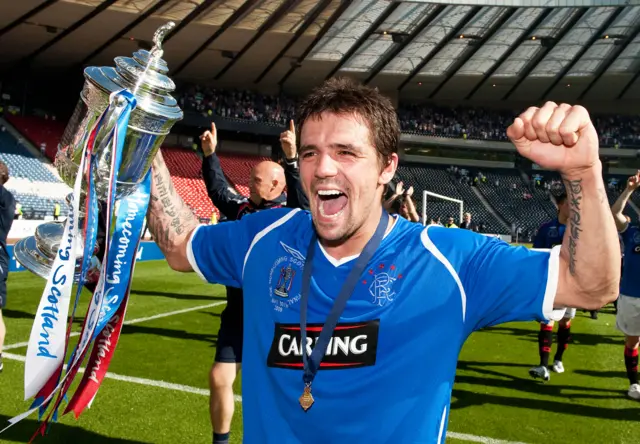 Nacho Novo scored the only goal when Rangers last won the Scottish Cup