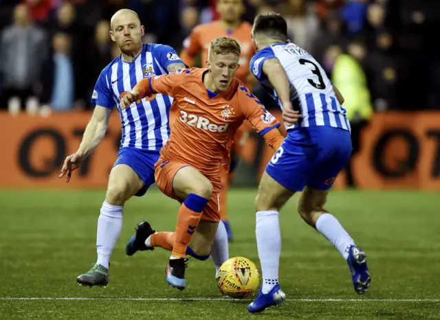 Ross McCrorie earned fullsome praise from manager Steven Gerrard