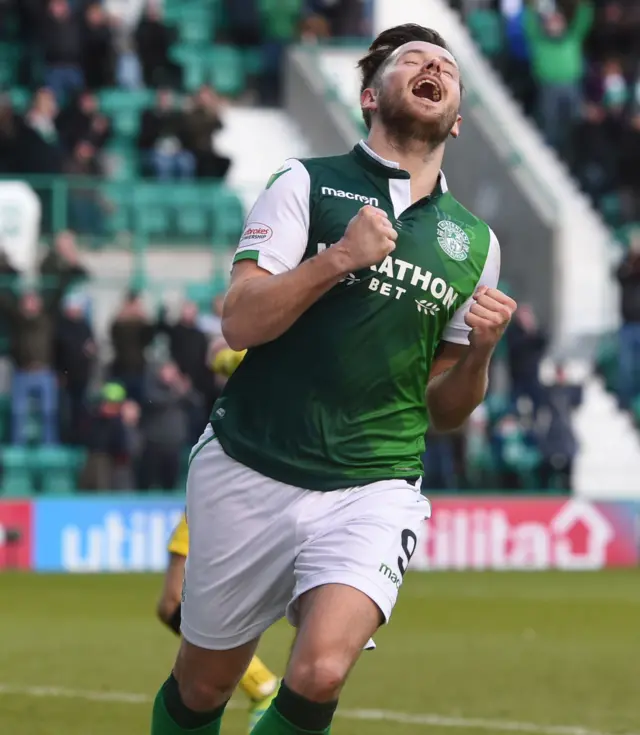 Marc McNulty celebrates