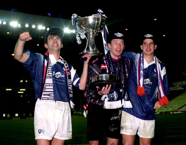 Raith Rovers do have some major silverware in the Stark's Park trophy room after their famous 1994 League Cup final victory over Celtic