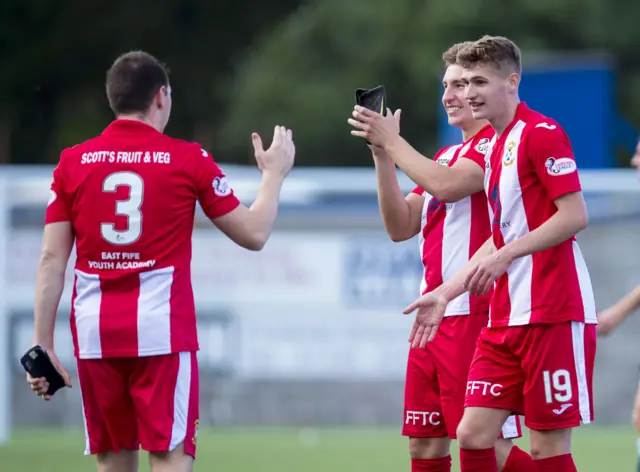 East Fife knocked Partick Thistle out of the Challenge Cup back in September