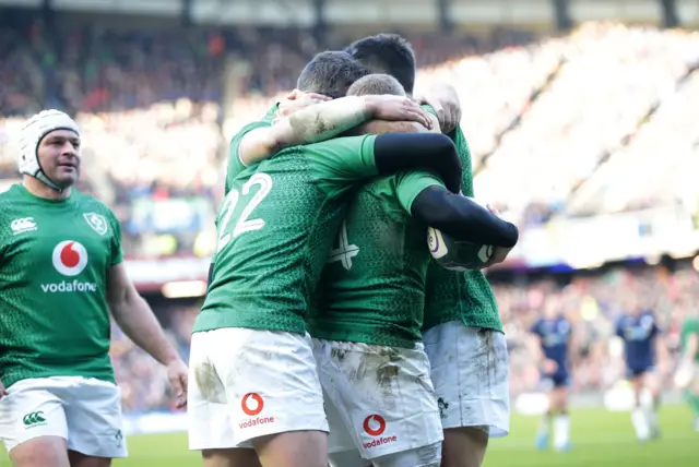 Ireland celebrate