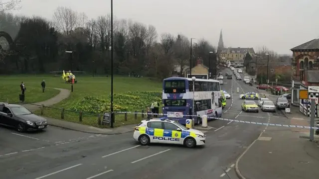 SCENE ON BURLEY ROAD