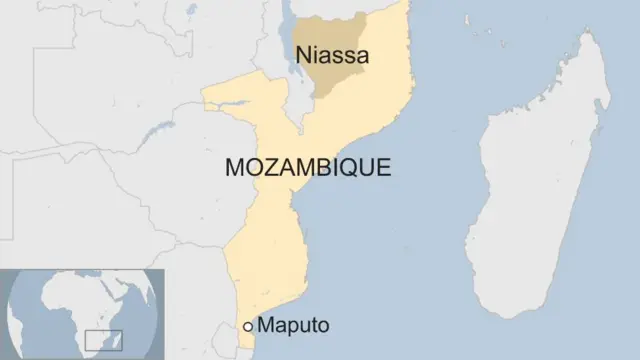 Map of Mozambique