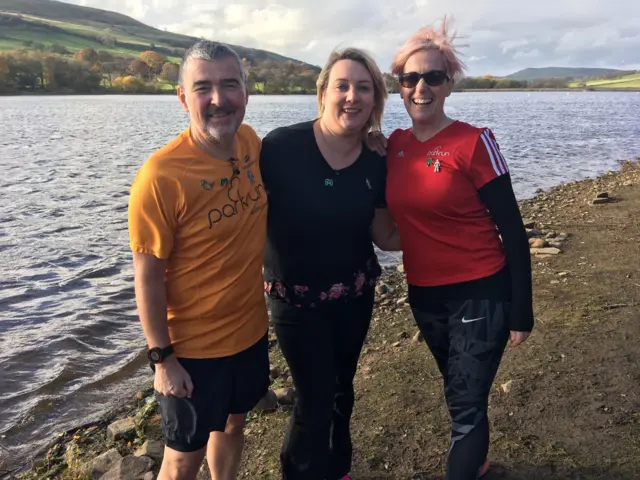 Tony Collier, Gemma Ellis and Helen Bacon