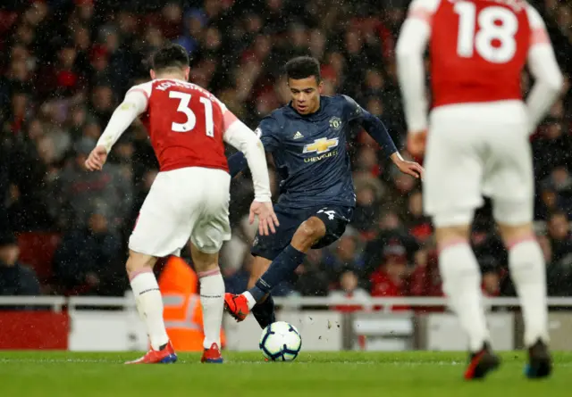 Mason Greenwood and Sead Kolasinac